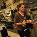 Angelo's server Rosey Hurd carries two plates of toast to a table at the restaurant on Tuesday, March 12, 2013. Melanie Maxwell I AnnArbor.com